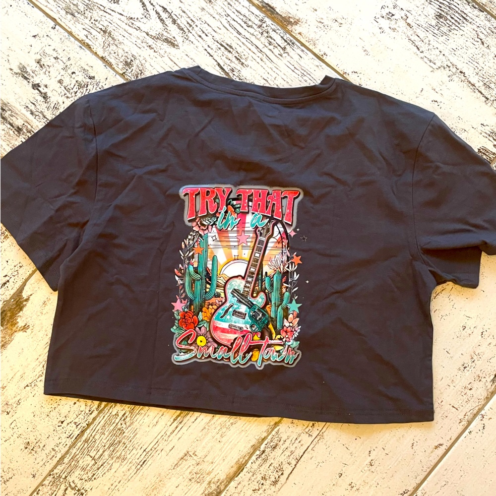 Cropped tee shirt Jason Aldean